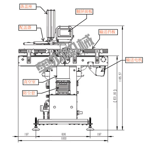 AY-90A全自動醬料玻璃瓶真空旋蓋機_http://www.gasket.cc_自動旋蓋設備系列_第2張